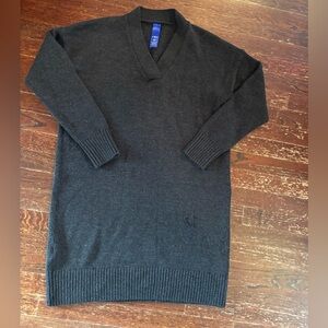 99 percent merino wool Kit and Ace Charcoal Sweater dress